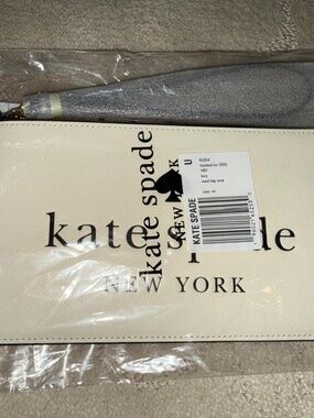 BRAND NEW Kate Spade Lucy Medium L-Zip Wristlet - Toasted Hazelnut - KL854